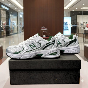 NB 530 WHITE LIS GREEN - NEW BALANCE - Toko Sepatu NawaSepatu
