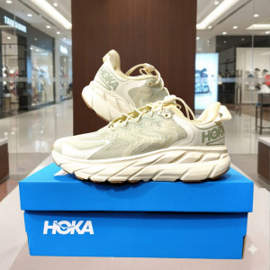HOKA TRAILRUN CREAM GREY - HOKA - Toko Sepatu NawaSepatu