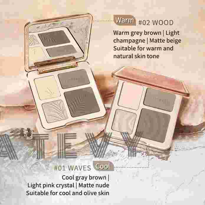 JUDYDOLL Highlighter Contour Palette 2...